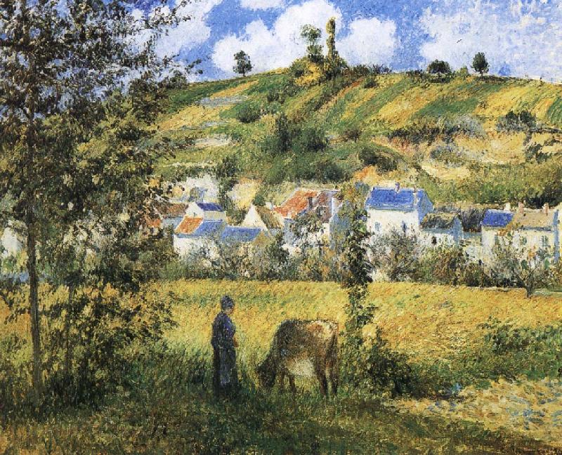 Camille Pissarro Summer scenery every watt oil painting image